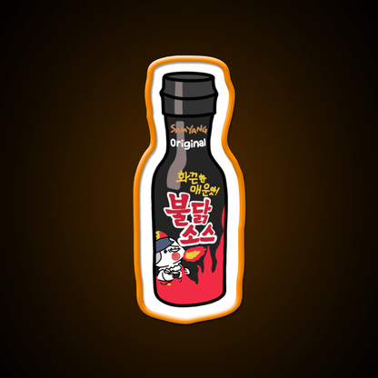 Buldak Sauce Snack Food Led Neon Sign Rgb Color - Shineneon
