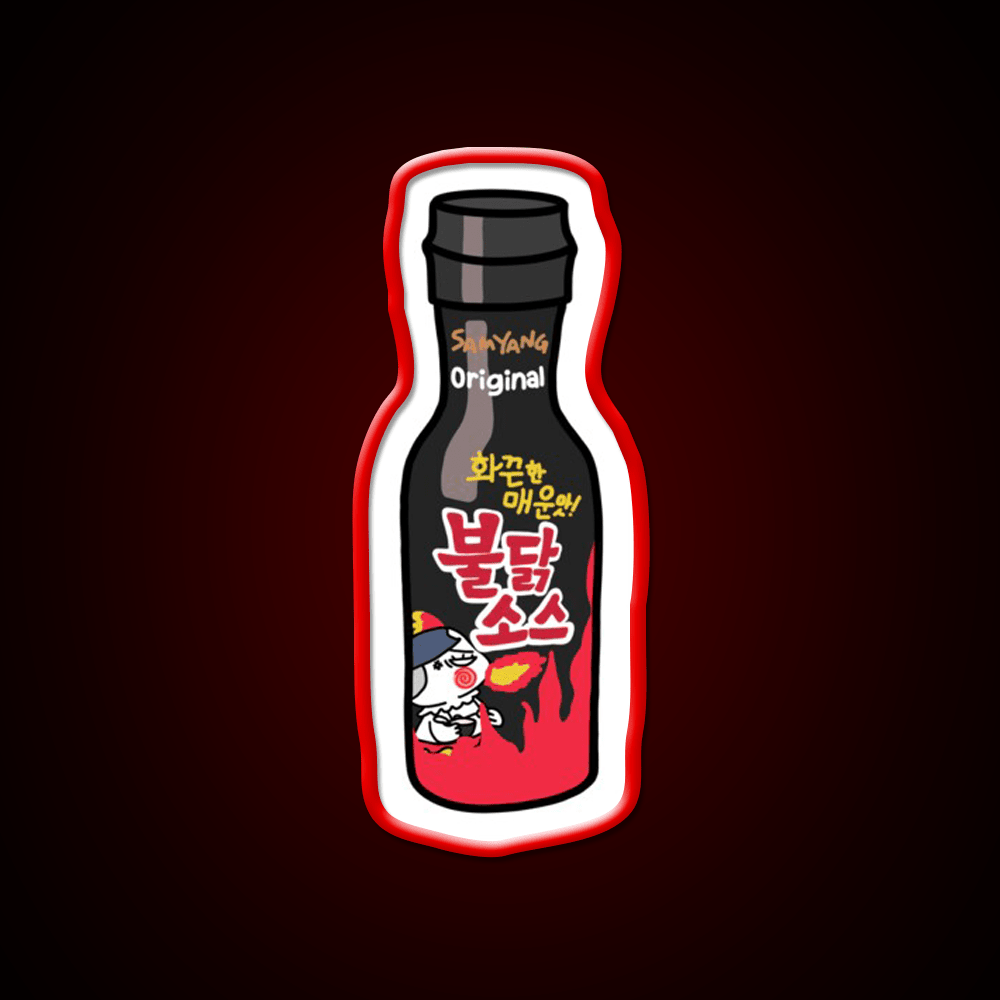 Buldak Sauce Snack Food Led Neon Sign Rgb Color - Shineneon