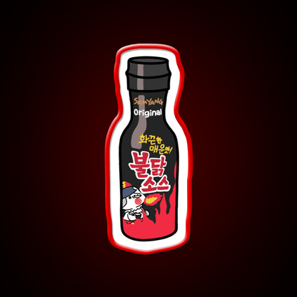 Buldak Sauce Snack Food Led Neon Sign Rgb Color - Shineneon