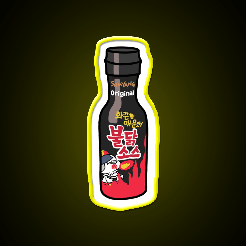 Buldak Sauce Snack Food Led Neon Sign Rgb Color - Shineneon
