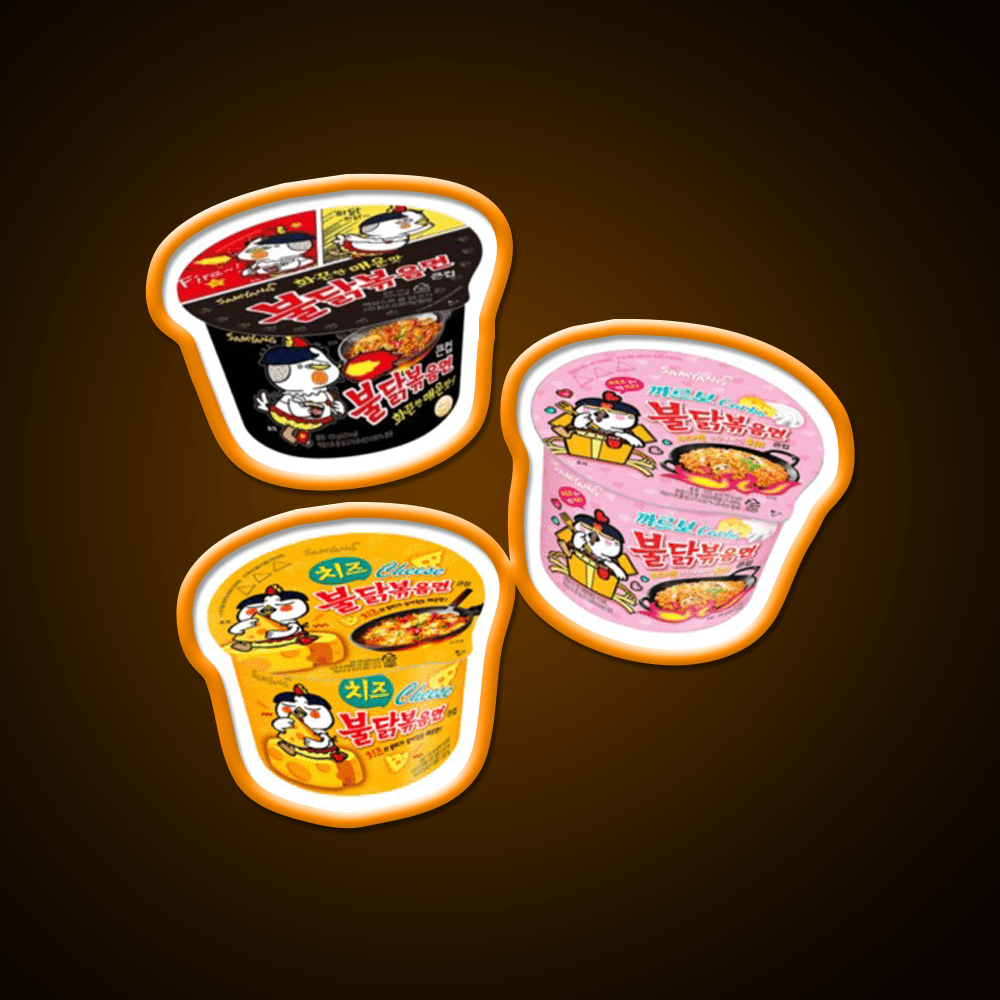 Buldak Stir Fried Noodles Snack Food Led Neon Sign Rgb Color - Shineneon