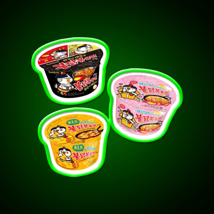 Buldak Stir Fried Noodles Snack Food Led Neon Sign Rgb Color - Shineneon