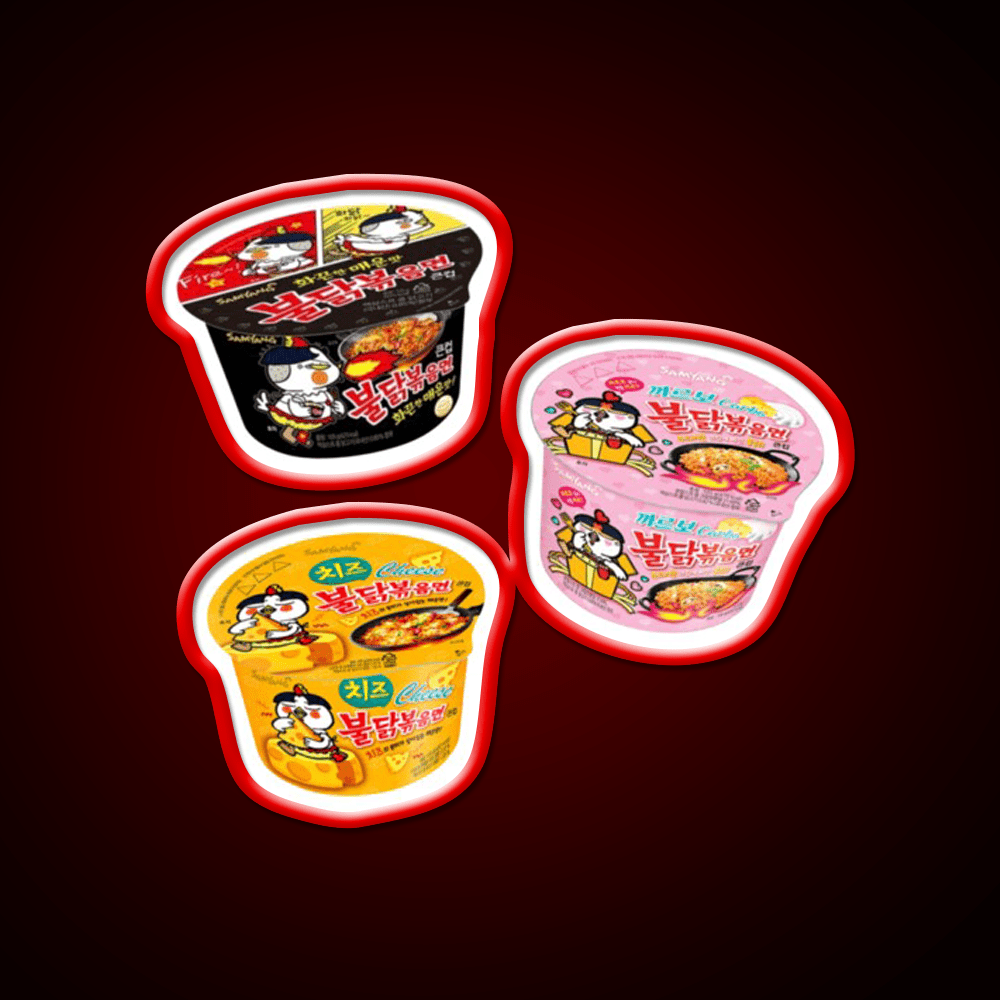 Buldak Stir Fried Noodles Snack Food Led Neon Sign Rgb Color - Shineneon