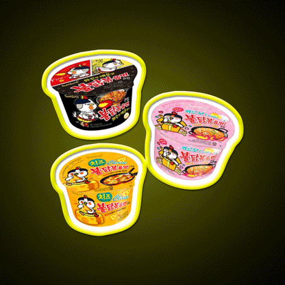 Buldak Stir Fried Noodles Snack Food Led Neon Sign Rgb Color