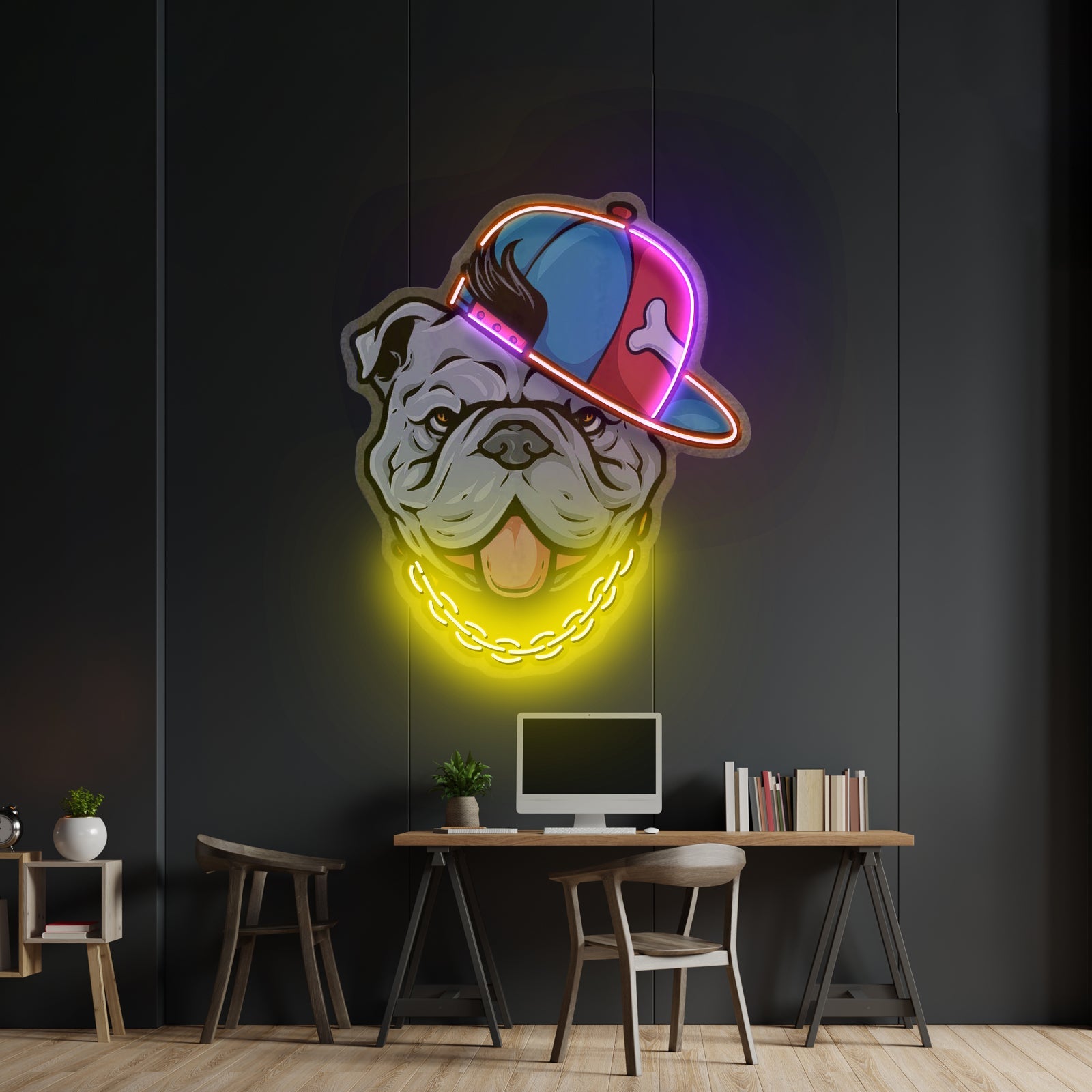 Bull Dog Led Neon Sign Light Custom Led Signs - Shineneon