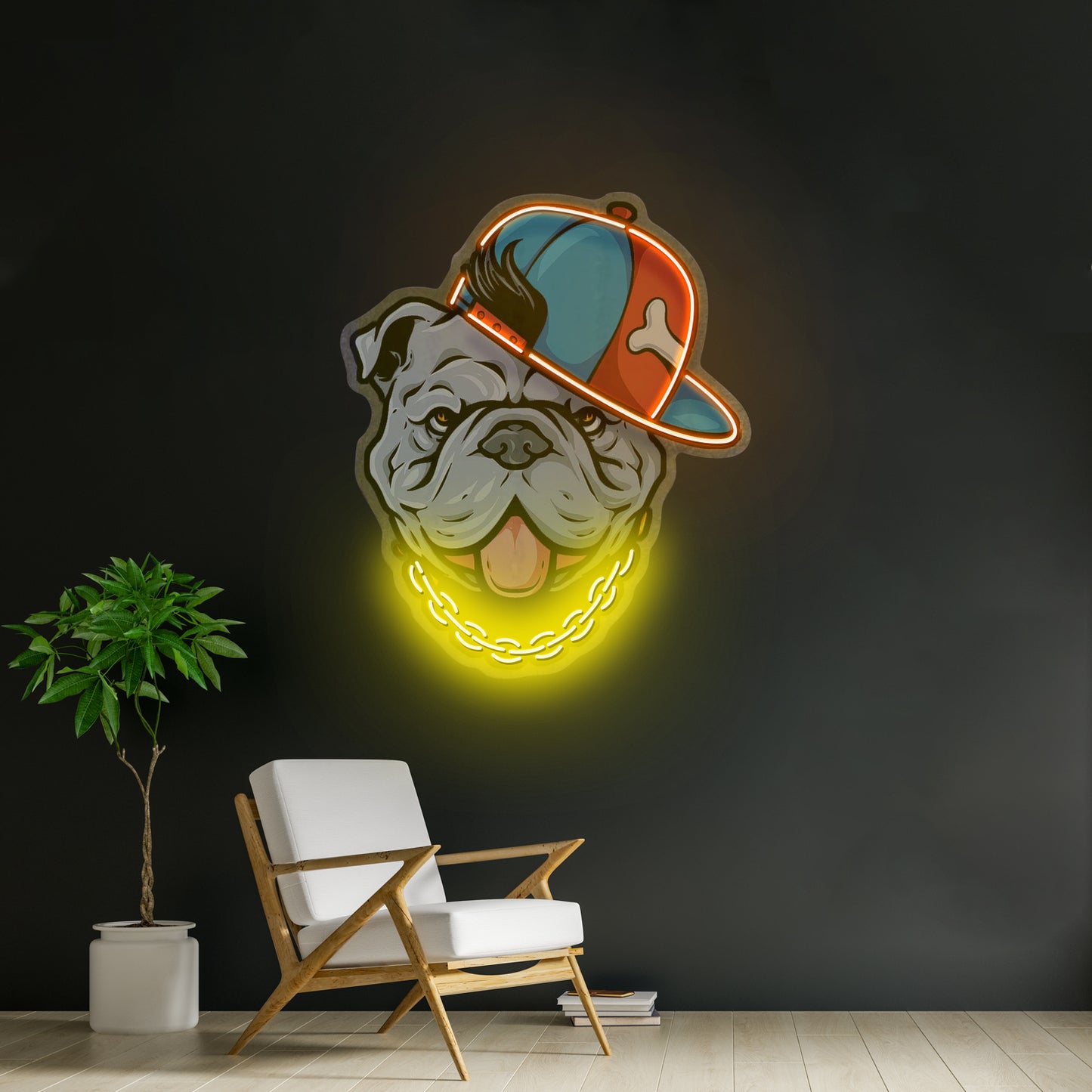 Bull Dog Led Neon Sign Light Custom Led Signs