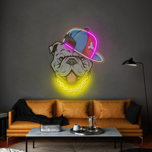 Bull Dog Led Neon Sign Light Custom Led Signs