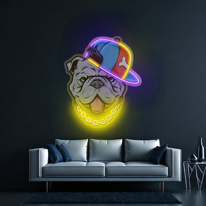 Bull Dog Led Neon Sign Light Custom Led Signs