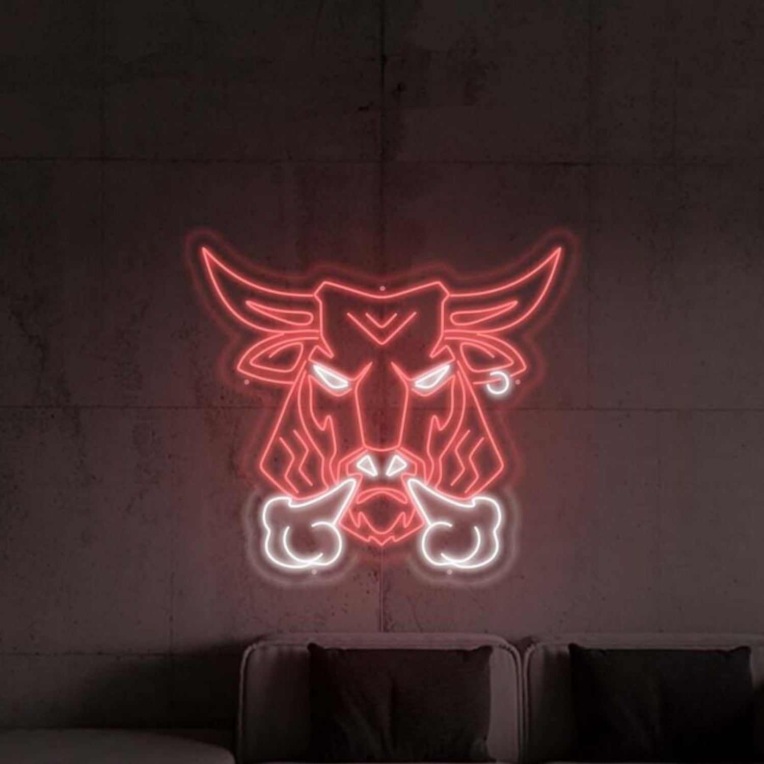 Bull Football Led Neon Sign - Shineneon