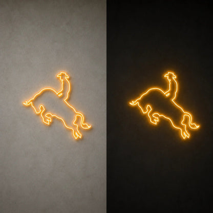 Bull Rider Vintage LED Neon Sign - Shineneon