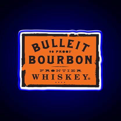 Bulleit Bourbon Cocktail Bar Decor Led Neon Sign Rgb Color - Shineneon