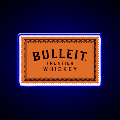 Bulleit Bourbon Whiskey Drink Bar Led Neon Sign Wall Art Rgb Color - Shineneon