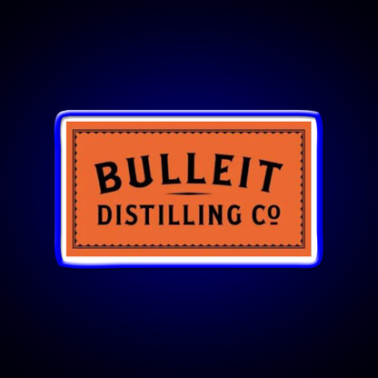 Bulleit Distilling Co Bourbon Beer Bar Decor Led Neon Sign Rgb Color - LED neon sign view 5