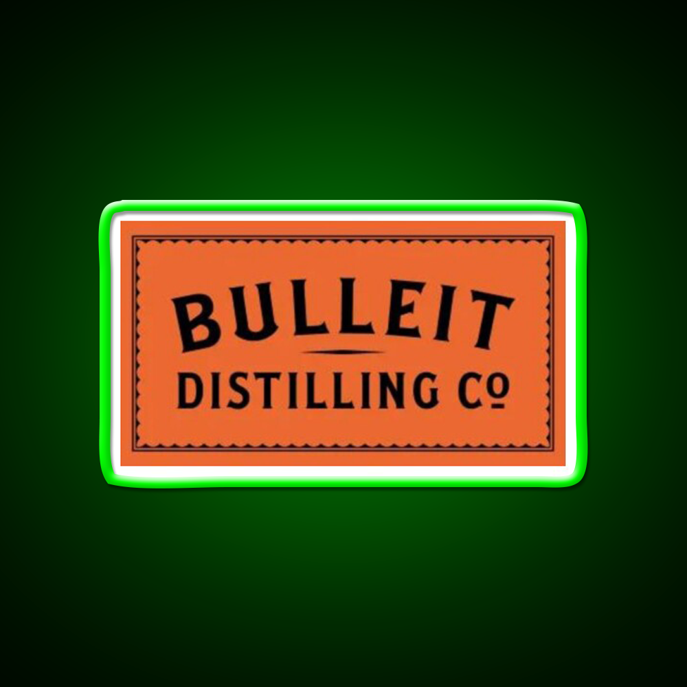 Bulleit Distilling Co Bourbon Beer Bar Decor Led Neon Sign Rgb Color - LED neon sign view 8