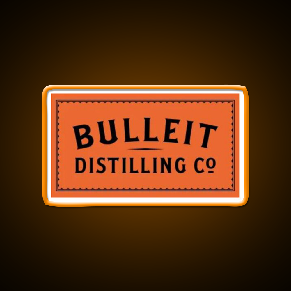 Bulleit Distilling Co Bourbon Beer Bar Decor Led Neon Sign Rgb Color - LED neon sign view 6