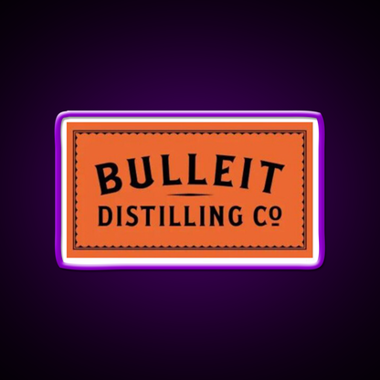 Bulleit Distilling Co Bourbon Beer Bar Decor Led Neon Sign Rgb Color - LED neon sign view 9