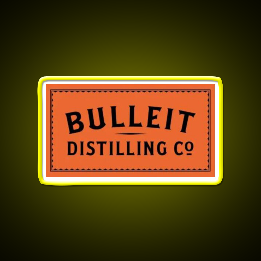 Bulleit Distilling Co Bourbon Beer Bar Decor Led Neon Sign Rgb Color - LED neon sign view 7