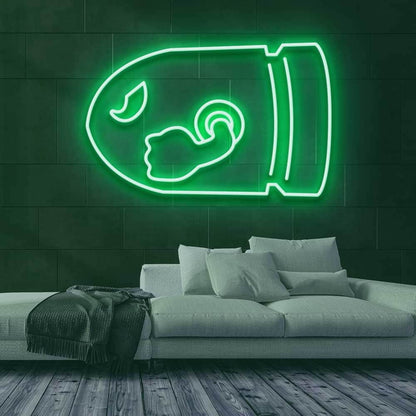 Bullet Bill Led Neon Sign For Video Game Fans | Shineneon