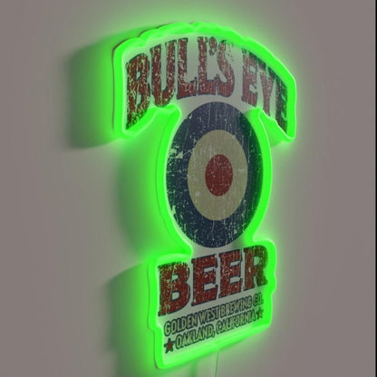 Bullseye Beer Rgb Led Neon Sign - Shineneon