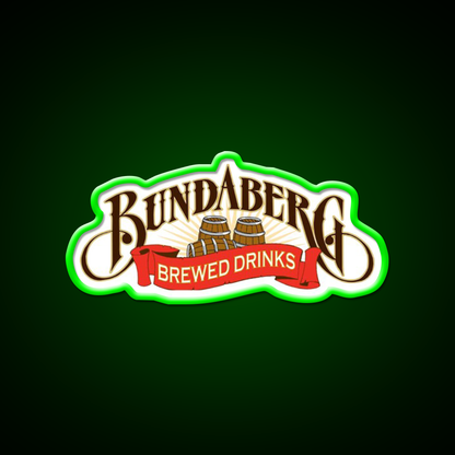 Bundaberg Brewed Drinks Beer Bar Decor Led Neon Sign Rgb Color - LED neon sign view 8