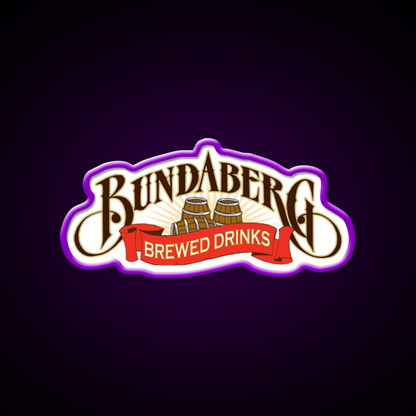 Bundaberg Brewed Drinks Beer Bar Decor Led Neon Sign Rgb Color - LED neon sign view 9