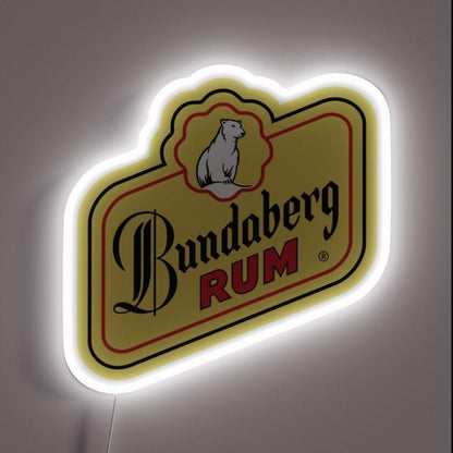 Bundaberg Rum Logo Rgb Led Neon Sign - Shineneon