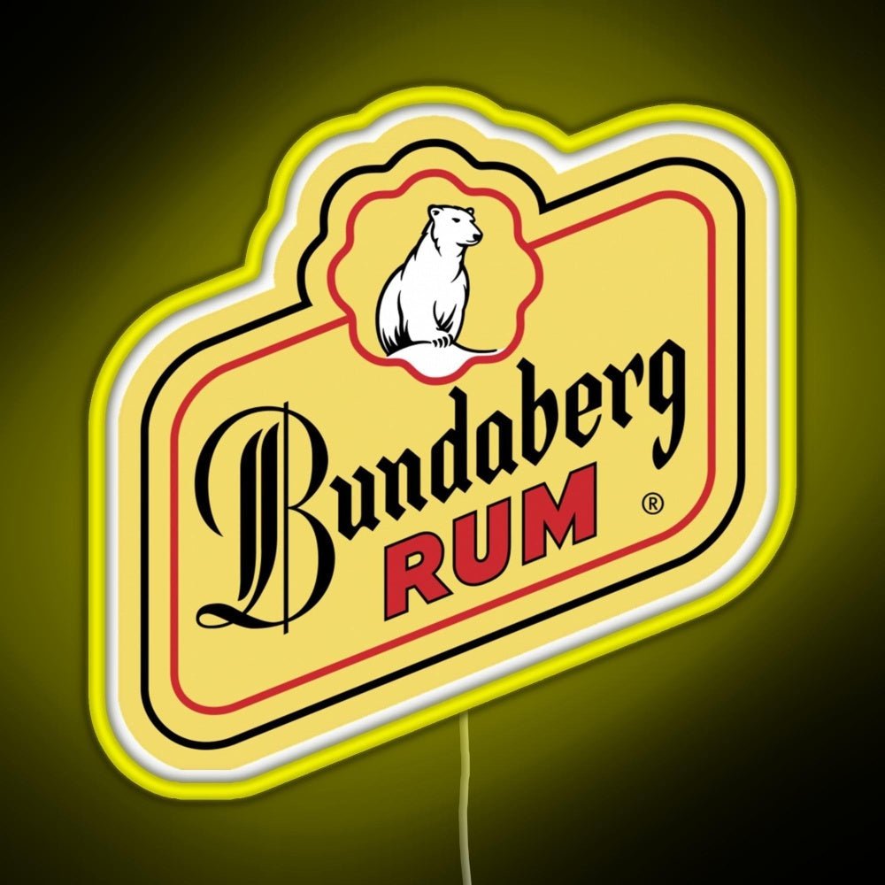 Bundaberg Rum Logo Rgb Neon Sign - Shineneon