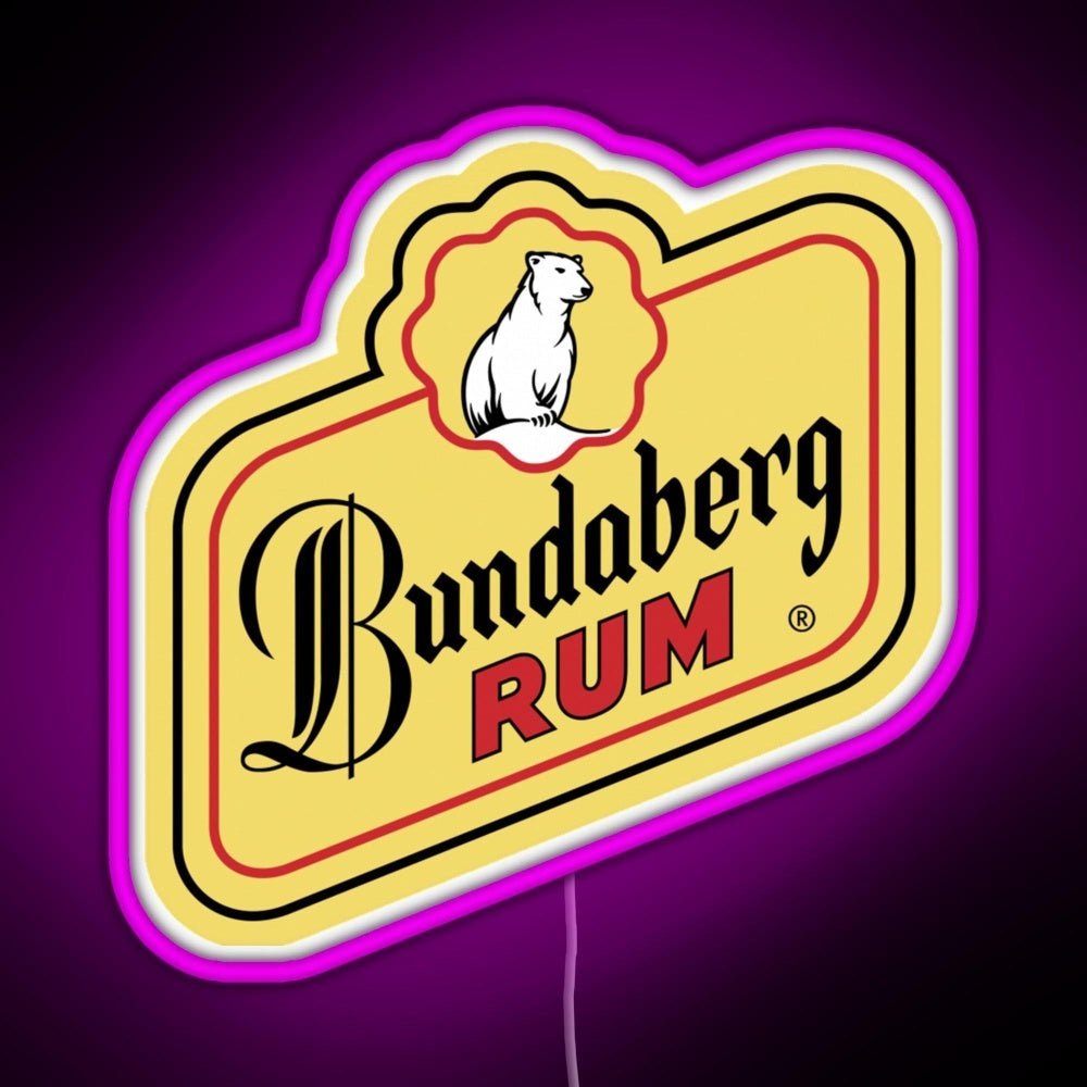 Bundaberg Rum Logo Rgb Neon Sign - Shineneon