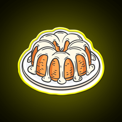 Bundt Cake Snack Food Led Neon Sign Rgb Color - Shineneon