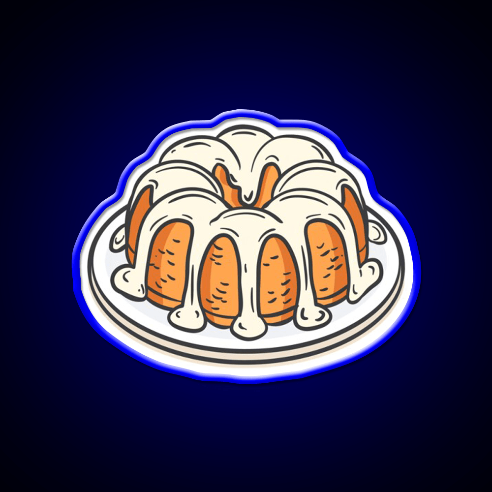 Bundt Cake Snack Food Led Neon Sign Rgb Color - Shineneon