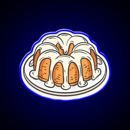 Bundt Cake Snack Food Led Neon Sign Rgb Color - Shineneon