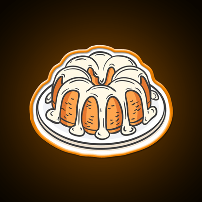 Bundt Cake Snack Food Led Neon Sign Rgb Color - Shineneon