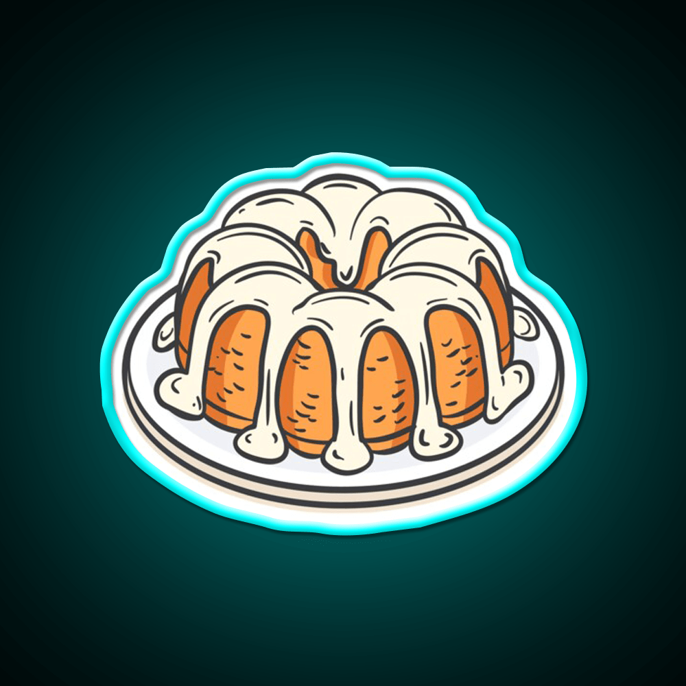 Bundt Cake Snack Food Led Neon Sign Rgb Color - Shineneon