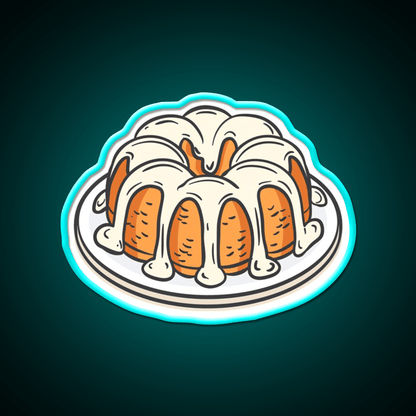 Bundt Cake Snack Food Led Neon Sign Rgb Color - Shineneon