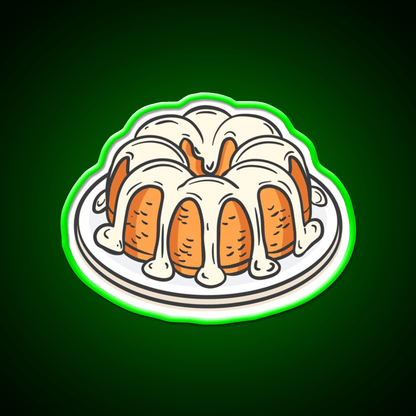Bundt Cake Snack Food Led Neon Sign Rgb Color - Shineneon