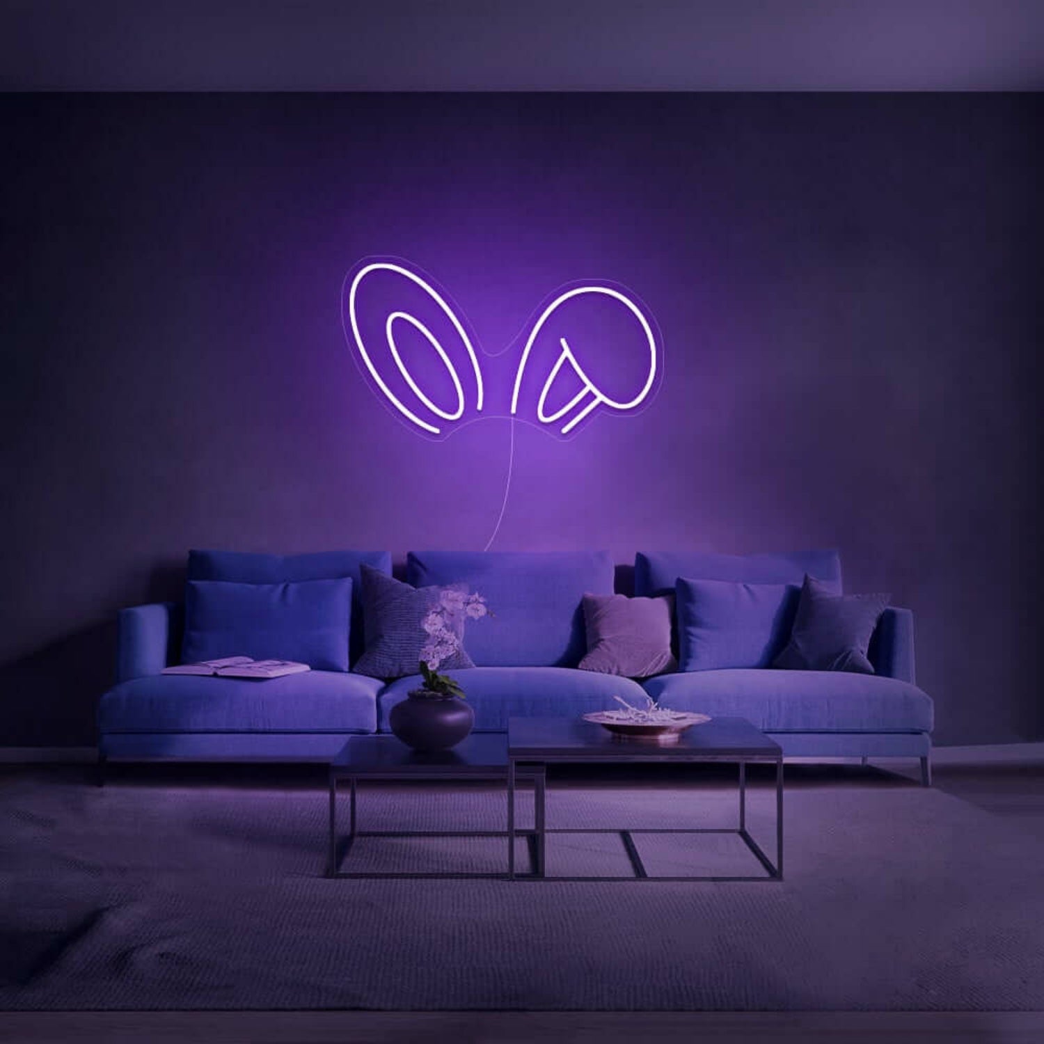 Bunny Ears Led Neon Sign - Shineneon