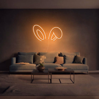 Bunny Ears Led Neon Sign - Shineneon