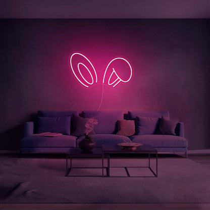 Bunny Ears Led Neon Sign - Shineneon