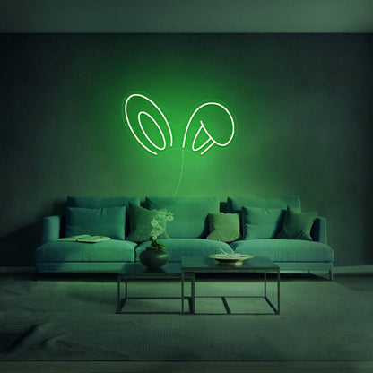 Bunny Ears Led Neon Sign - Shineneon