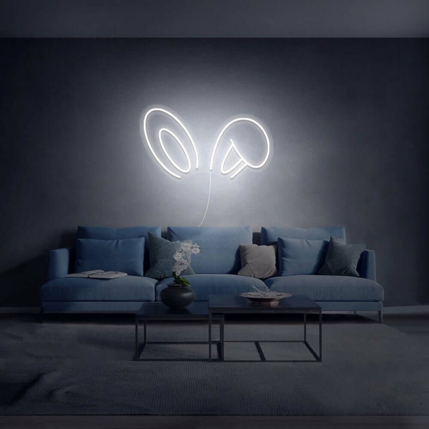 Bunny Ears Led Neon Sign - Shineneon