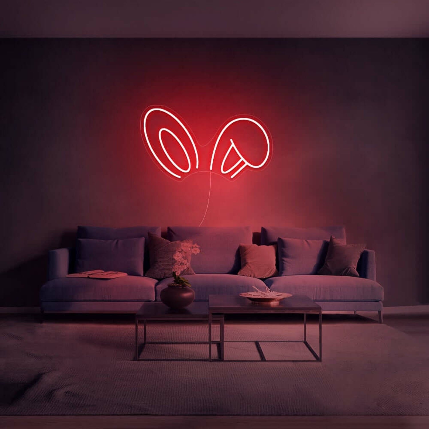 Bunny Ears Led Neon Sign - Shineneon