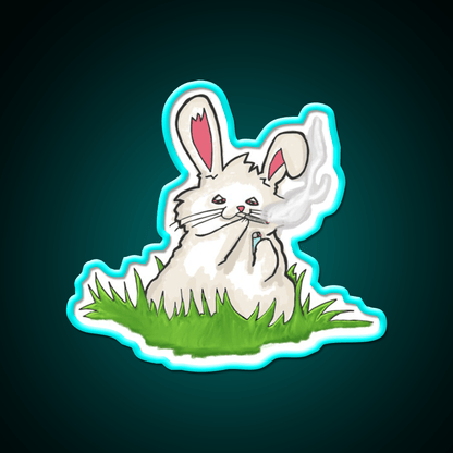Bunny Hemp Inspired Green Leaf Led Neon Sign Rgb Color - Shineneon