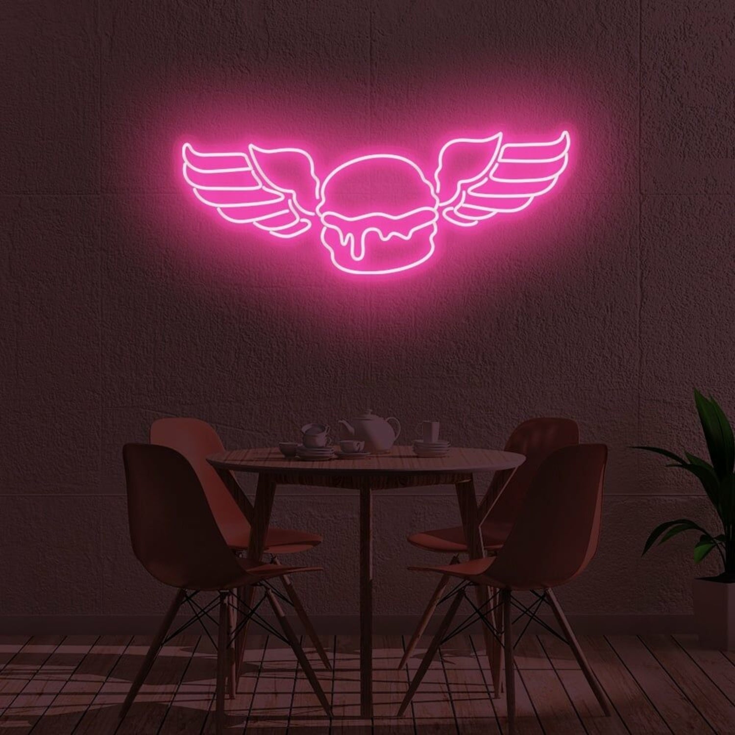 Burger Angel Led Sign | Shineneon