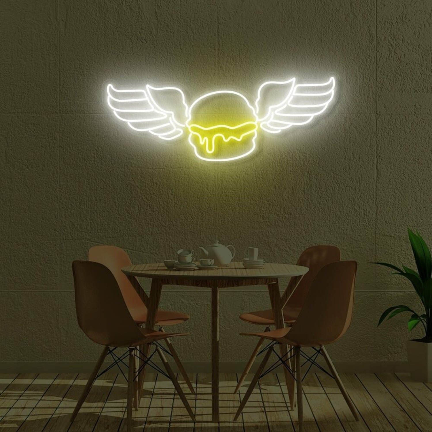 Burger Angel Led Sign | Shineneon