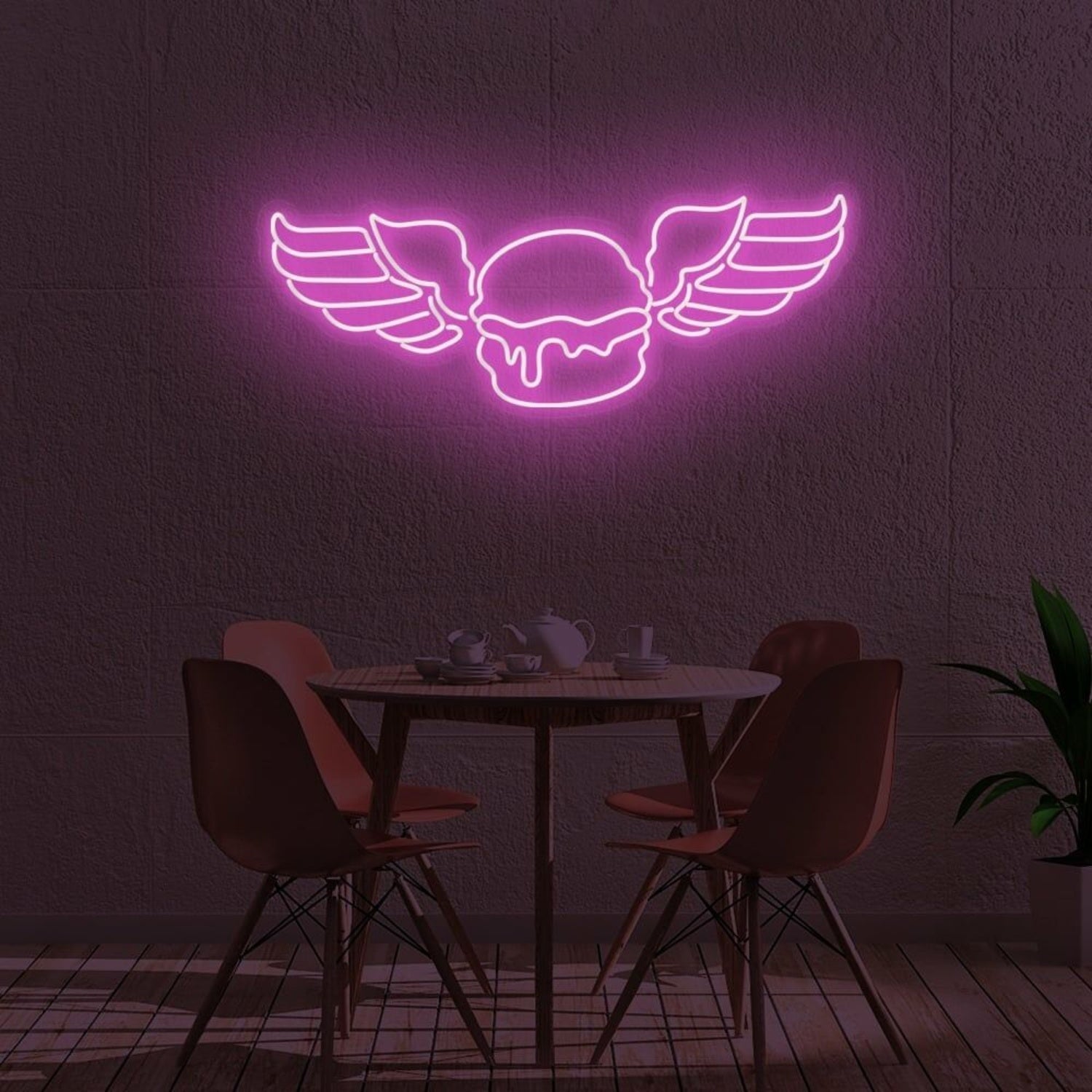 Burger Angel Led Sign | Shineneon