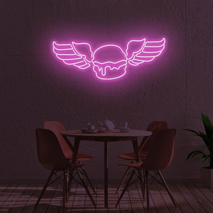 Burger Angel Led Sign | Shineneon