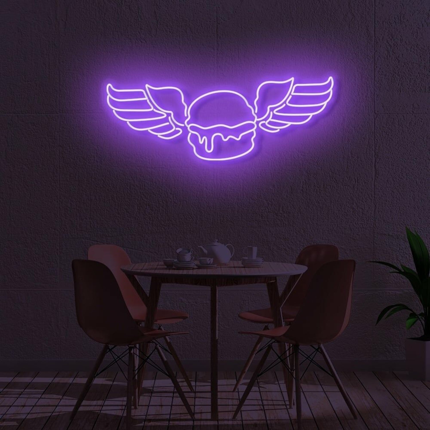 Burger Angel Led Sign | Shineneon