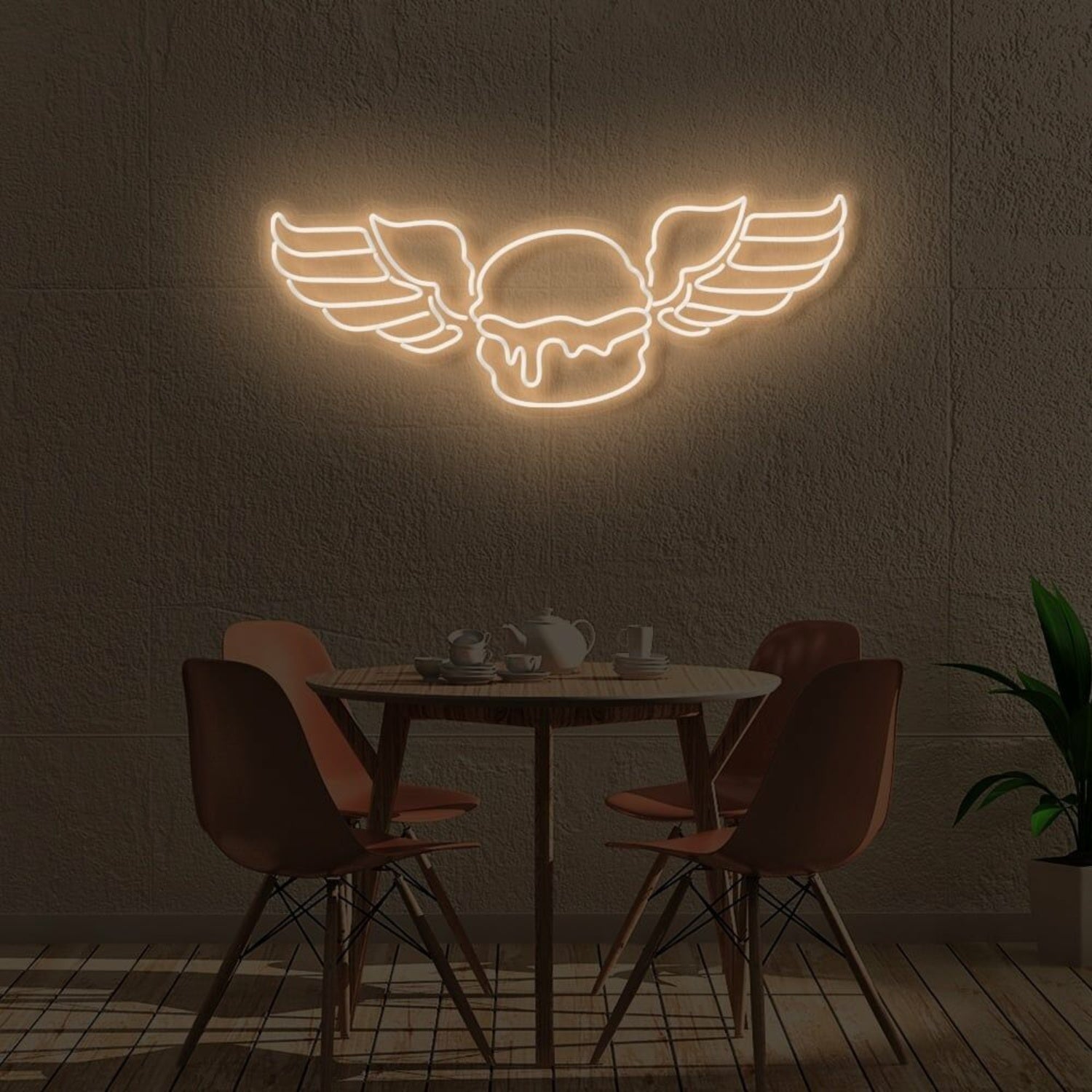 Burger Angel Led Sign | Shineneon