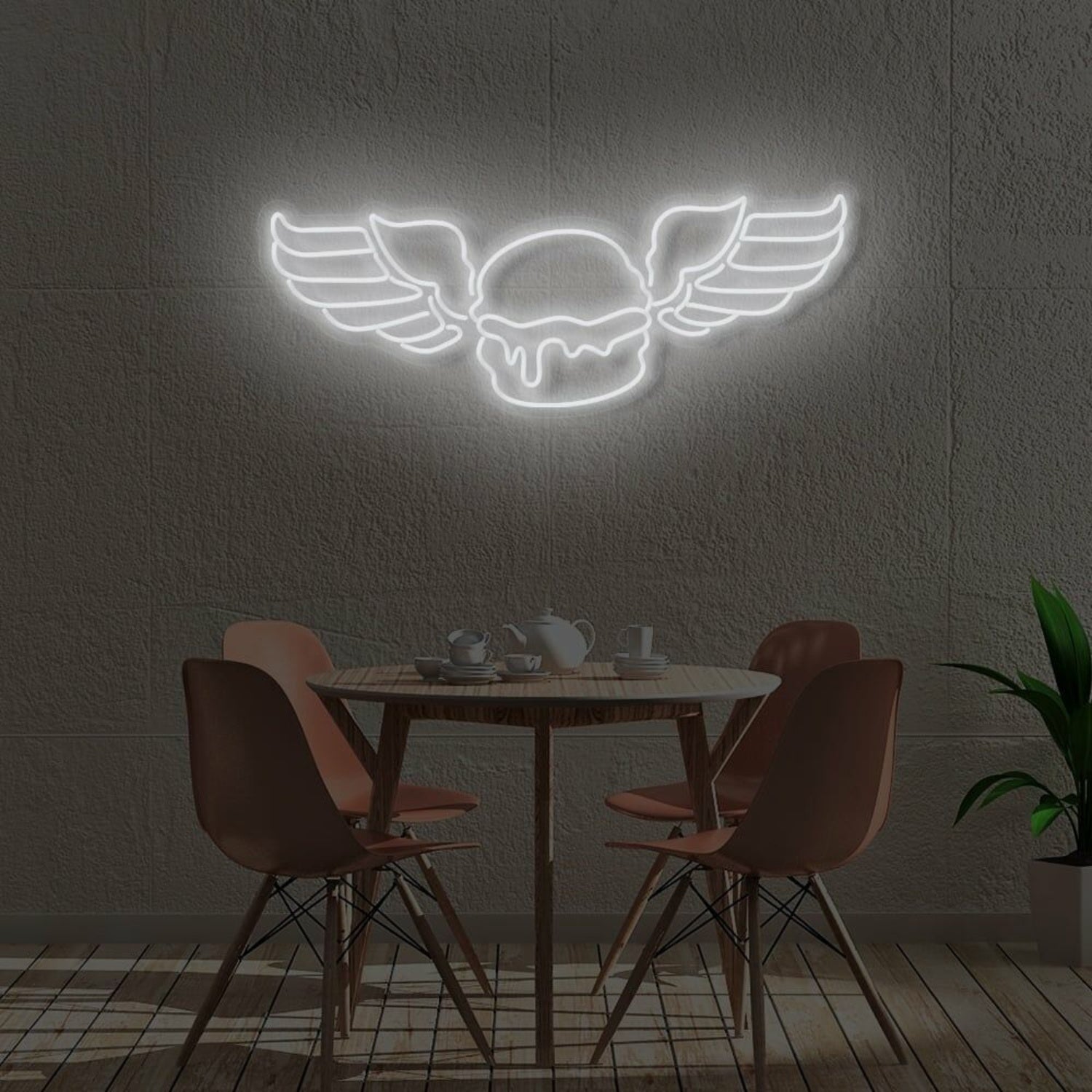 Burger Angel Led Sign | Shineneon