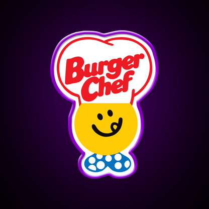 Burger Chef Defunct Chain Fast Food Led Neon Sign For Burger Place Rgb Color - Shineneon